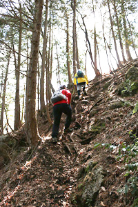 石裂山と二股山画像